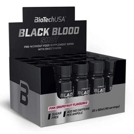 BioTechUSA Black Blood Shot 60毫升 - 粉紅西柚味 