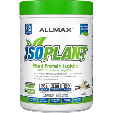 Allmax IsoPlant Protein Isolate 植物分離蛋白粉(1.32磅/600克)