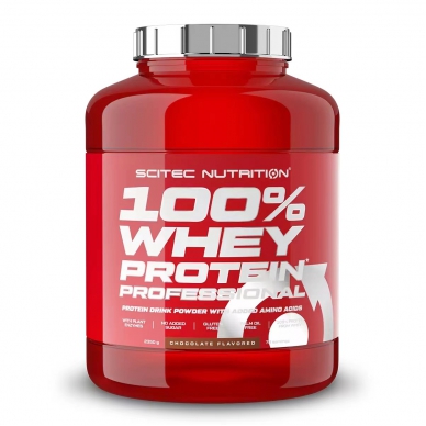 Scitec 100% Whey Protein Professional 紅桶乳清蛋白粉 (低糖), 2350克