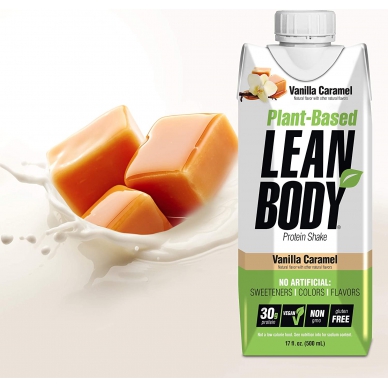 Labrada Lean Body 植物蛋白奶昔飲品 - 500 毫升 /17安士 (12盒/1箱)
