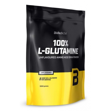 BioTechUSA 100% L-Glutamine 膠氨酸 / 谷氨酰胺粉, 500g/1000g