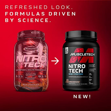 Muscletech Nitro Tech 濃縮乳清蛋白粉 4磅