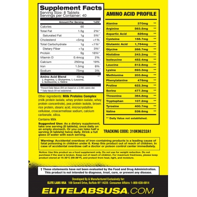 Elite Labs Metabolic Amino 9000氨基酸丸-325粒硬丸