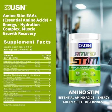 USN Amino Stim 氨基酸能量粉-285g