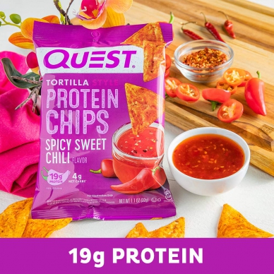 Quest Tortilla Style Protein Chips 玉米餅風格蛋白薯片 (8包/1盒)