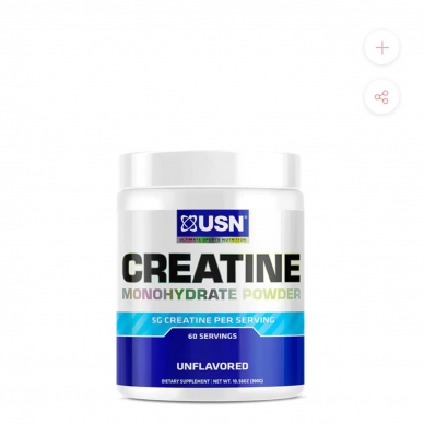 USN Creatine, 一水肌酸粉, 300g