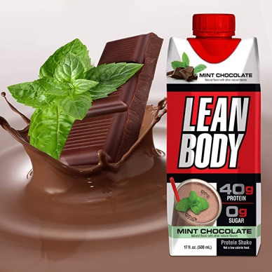 Labrada Lean Body RTD蛋白奶昔飲品 - 500毫升 / 17安士 (12盒/1箱)
