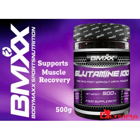 BMXX Glutamine 100, 膠氨酸/ 谷氨酰胺粉500g