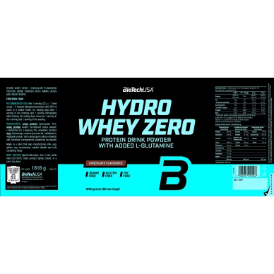 BioTechUSA Hydro Whey Zero 水解乳清蛋白- 4lb