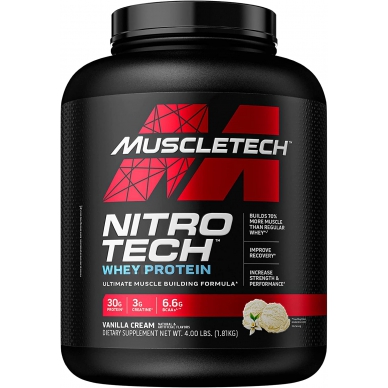 Muscletech Nitro Tech 濃縮乳清蛋白粉 4磅