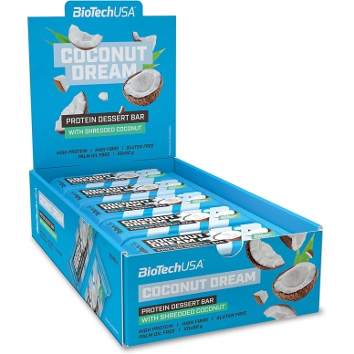 BioTechUSA Dessert Protein Bar 甜點蛋白棒 -50克 (20條/1盒)
