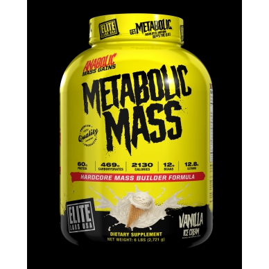 Elite Labs USA-Metabolic Mass 增重增肌粉6lbs/15lbs