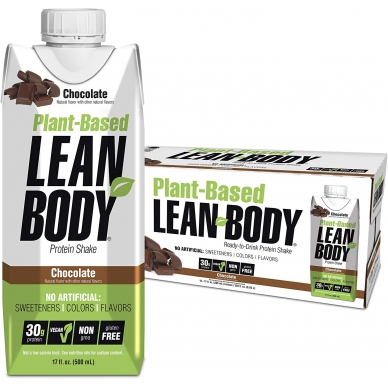 Labrada Lean Body 植物蛋白奶昔飲品 - 500 毫升 /17安士 (12盒/1箱)