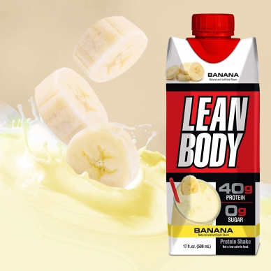 Labrada Lean Body RTD蛋白奶昔飲品 - 500毫升 / 17安士 (12盒/1箱)