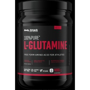 Body Attack 100% Pure L-Glutamine 膠氨酸/谷氨酰胺粉- 400克