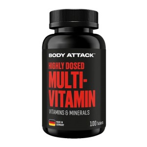 Body Attack Multi Vitamin 綜合維他命 - 100 粒裝硬丸