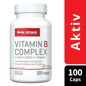 Body Attack Vitamin B Complex 維他命B雜- 100 粒