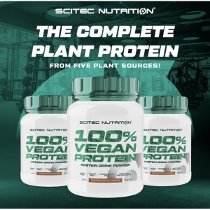Scitec 100% Vegan Protein 植物蛋白粉, 1000g
