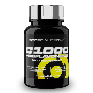Scitec 維他命C 1000 + Bioflavonoids 生物類黃酮 - 100 粒裝膠囊