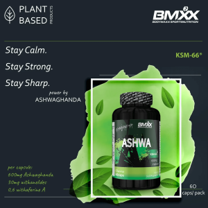 BMXX Ashwagandha – KSM-66®,南非醉茄 60 Capsules